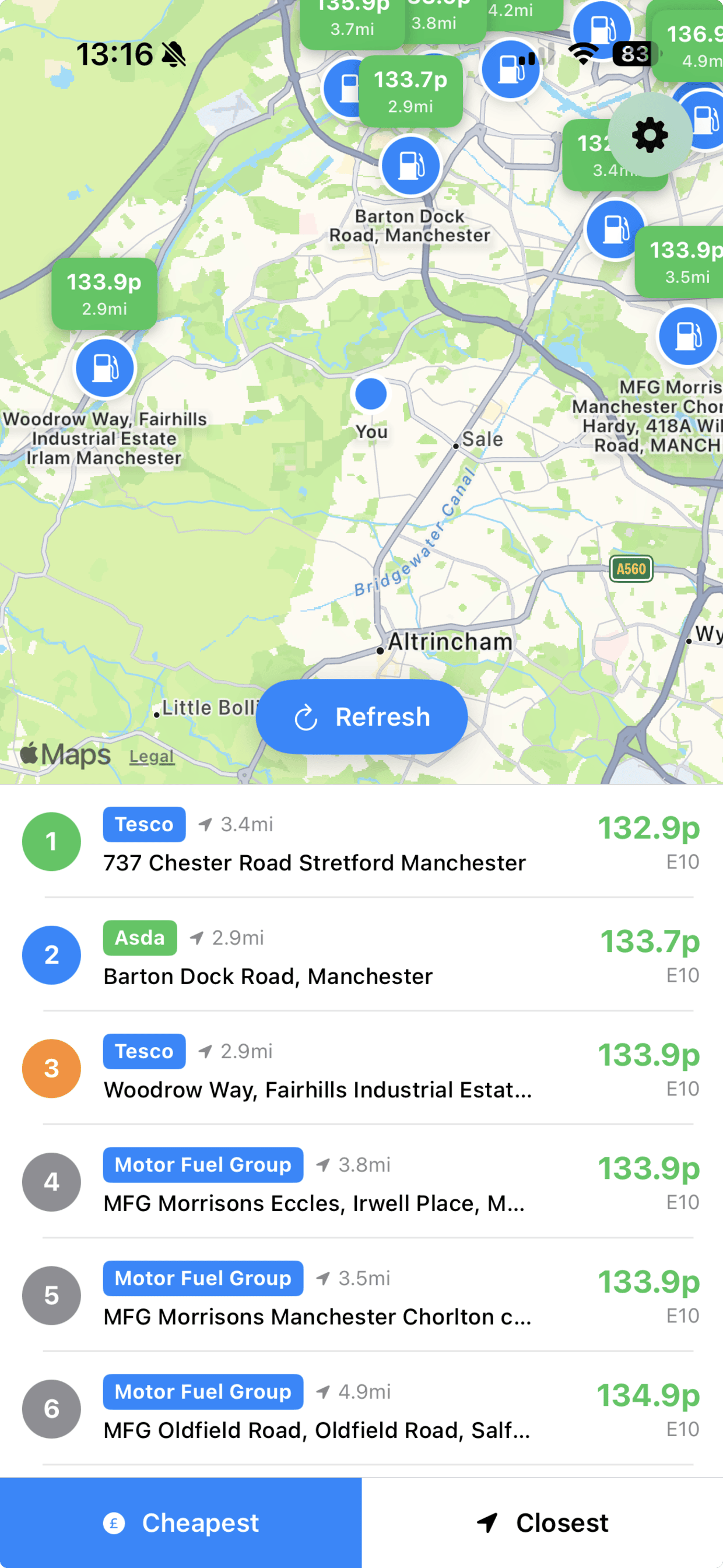 Fuel Price Screenshot 2